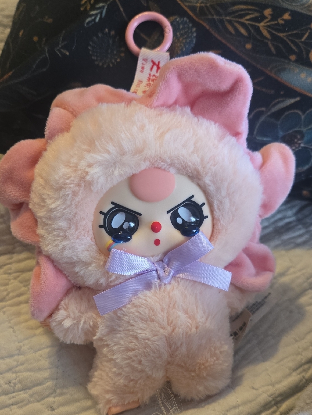 Baby Three Where's Spring Plush Keychain